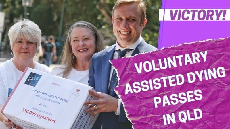 We did it. Voluntary Assisted Dying passes in QLD!