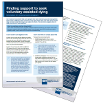 Finding support to seek voluntary assisted dying (ACHLR)