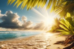 beach scene